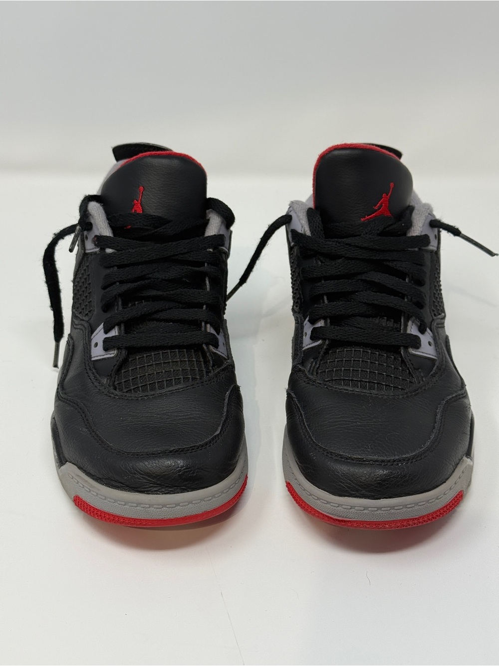 Size 3Y - Jordan 4 Retro Bred Reimagined PS Black Red